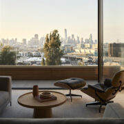 Views of Downtown San Francisco from modern home designed by Niche Interiors