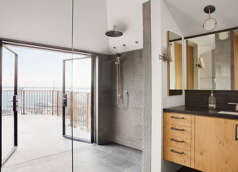 luxury bathroom in San Francisco designed by Bay Area interior designers